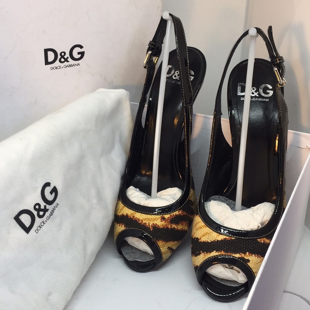 2008 D&G Dolce Gabbana Sandalo Tess Stampato